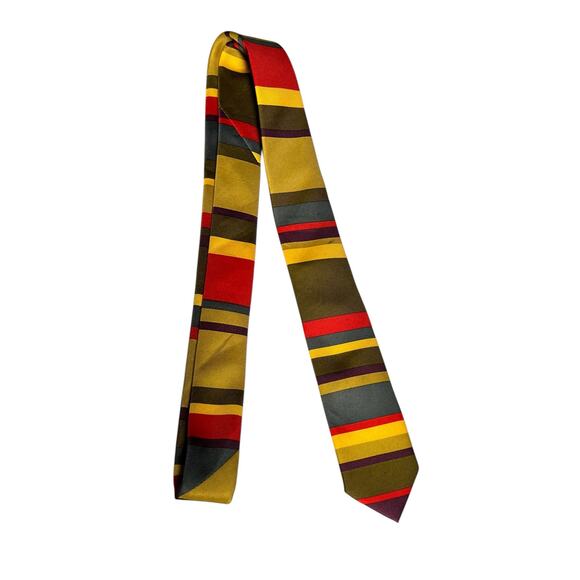 DR. WHO striped tie narrow see description - Picture 1 of 6